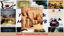 Read  Egypt Yesterday And Today Ebook Free