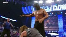 Triple H vs The Great Khali Broken Glass Arm Wrestling 22