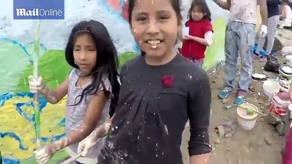 A 'Wall of Shame' has gone up that separates rich and poor