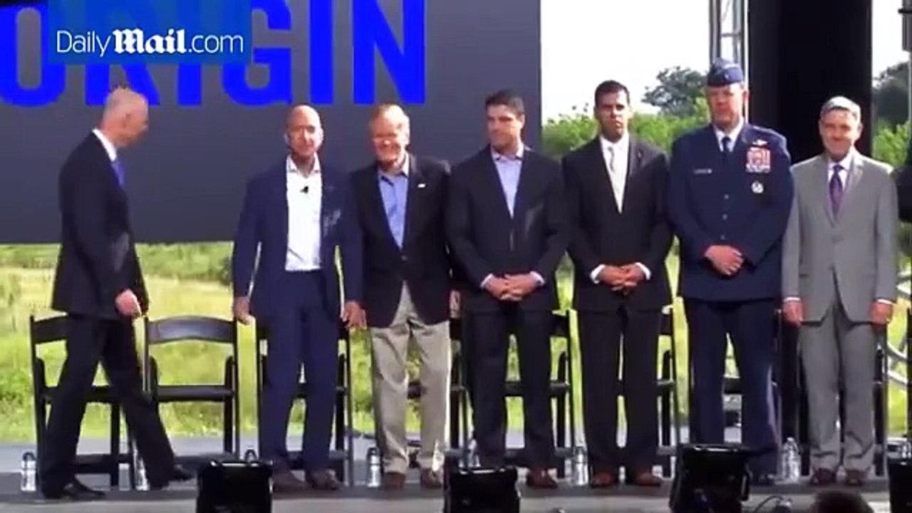 Amazon founder Bezos unveils rocket plant in Florida
