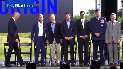Amazon founder Bezos unveils rocket plant in Florida