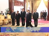 Lao NEWS on LNTV: The President appoints Lao ambassador to UK & Cambodia.21/5/2014
