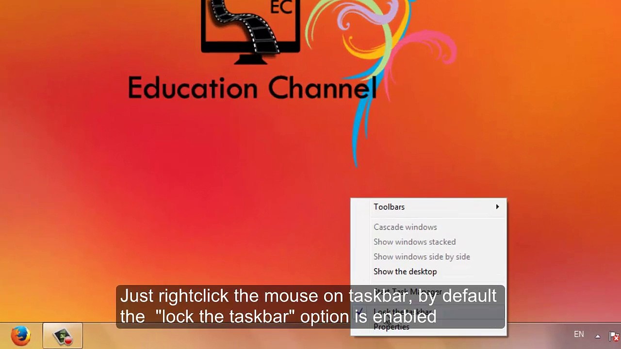 relocate taskbar