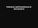 Feldenkrais: Zwölf Kurzlektionen für zwischendurch PDF Ebook Download Free Deutsch