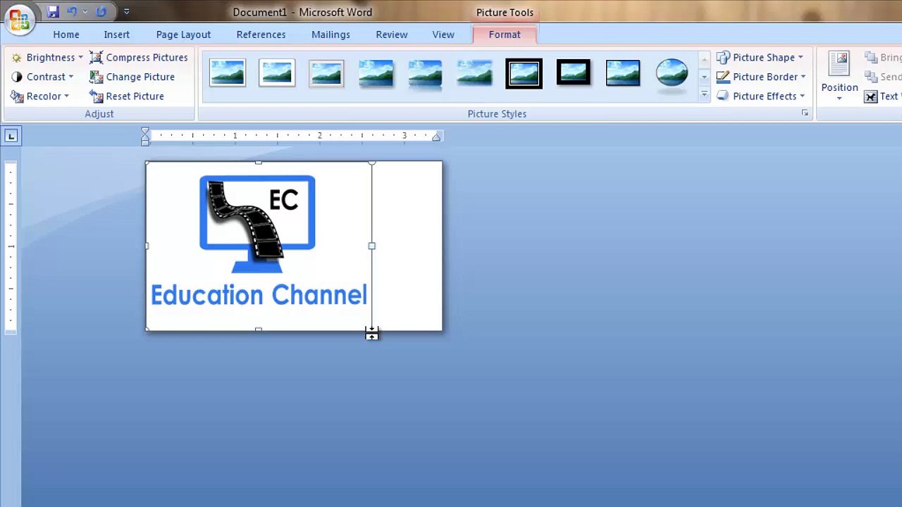 designing visiting card:msword