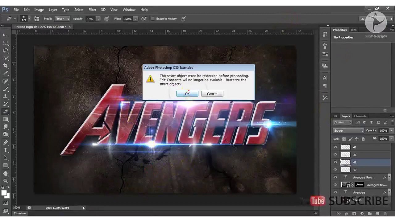 Logo The Avengers Photoshop Tutorial Cs4 Cs5 Cs6 Clip2-9