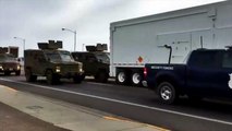 Nuclear Weapons Truck Gets Rear Ended