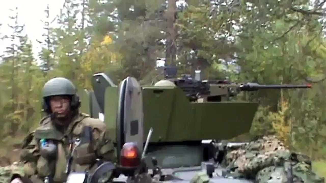 Very cheerful soldiers