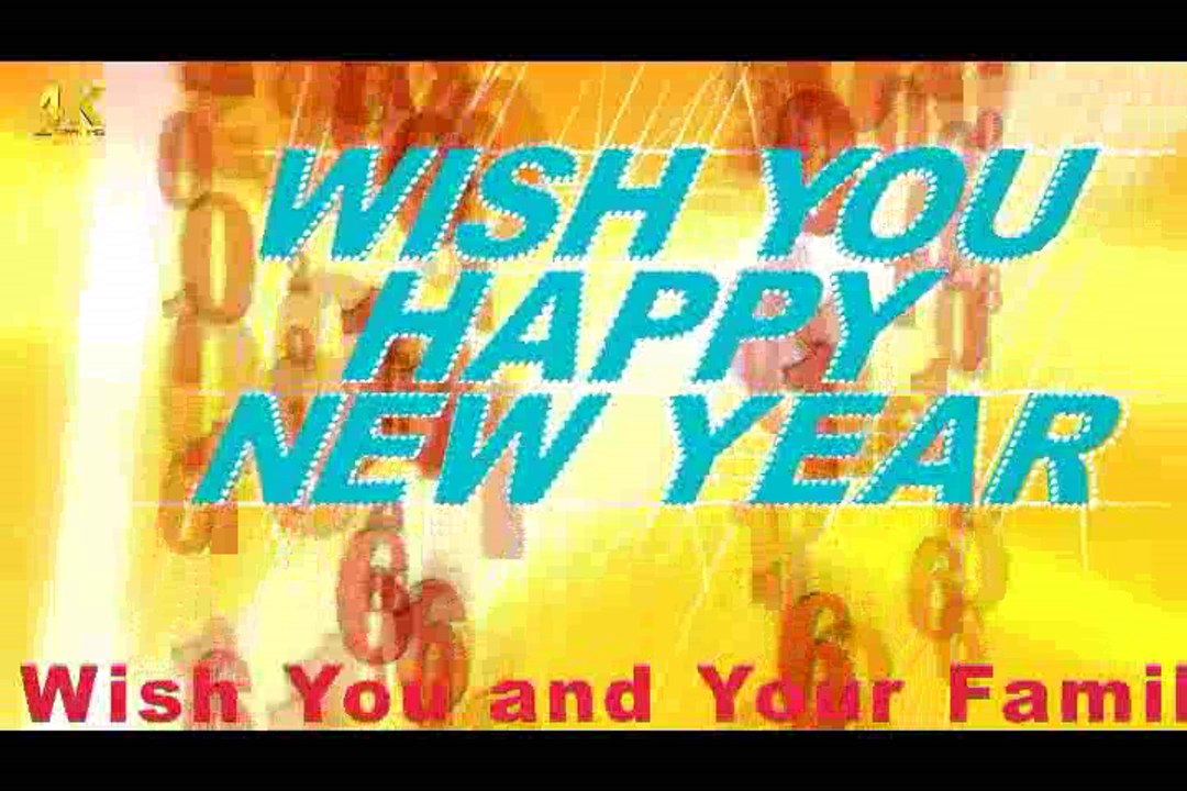 Happy New Year 2016 - Fantastic Happy New Year Greetings E-card Animation in UHD 4K