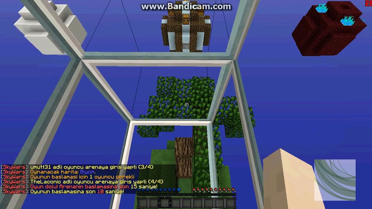 Minecraft Sky Wars Bölüm # 4 heyecan dorukta