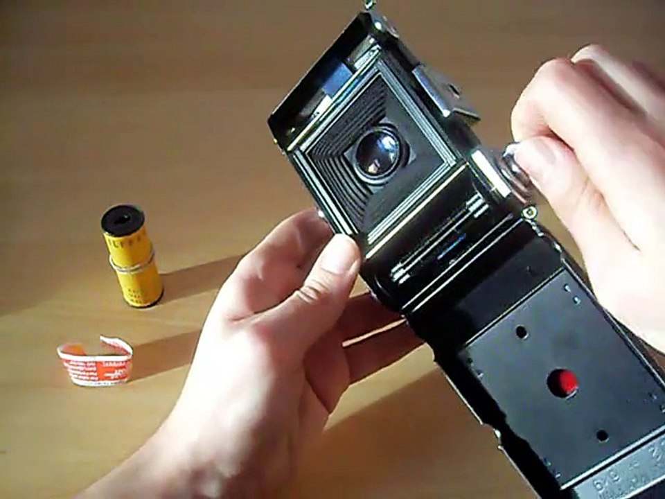 Zeiss Ikonta 521/16 Analog Kamera: Laden und Entladen