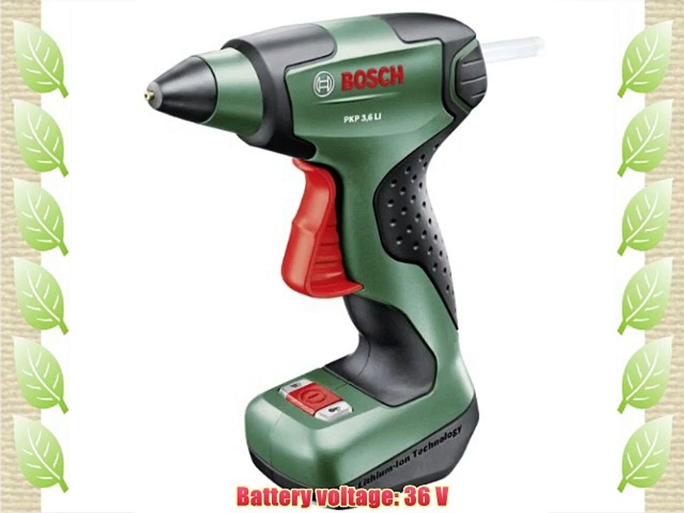 BOSCH PKP 3.6 LI Lithium-Ion Cordless Hot Glue Gun