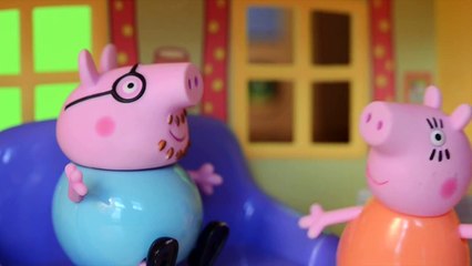 peppa Pig George Da Familia Peppa Pig E sua Casinha Na Arvore!!! Em Portugues familia pig