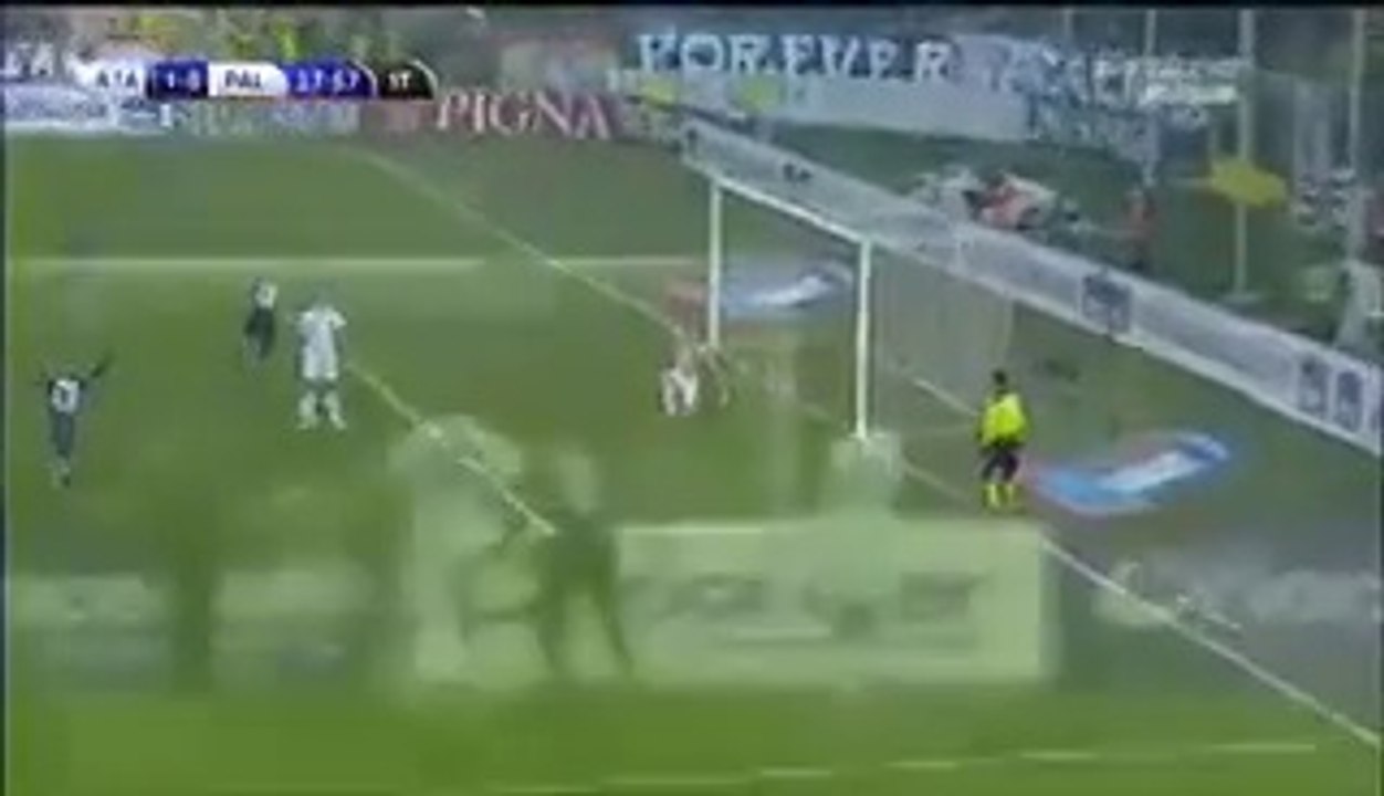 best goal of Germán Denis   in this year (2015) Atalanta vs Palermo