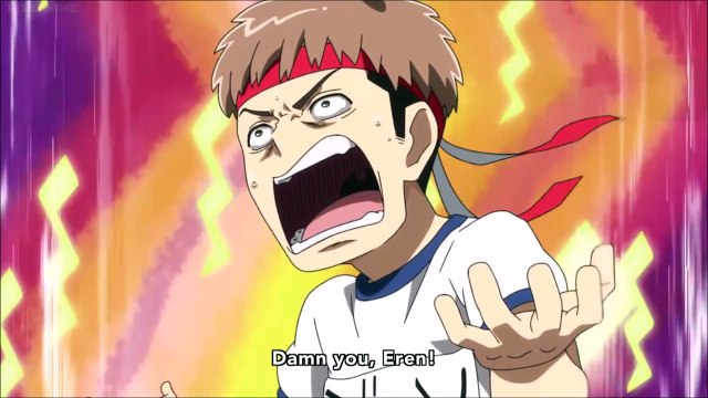 Shingeki Kyojin Chuugakkou Episode 3 進撃！巨人中学校 Anime Review - Anne Vs Eren