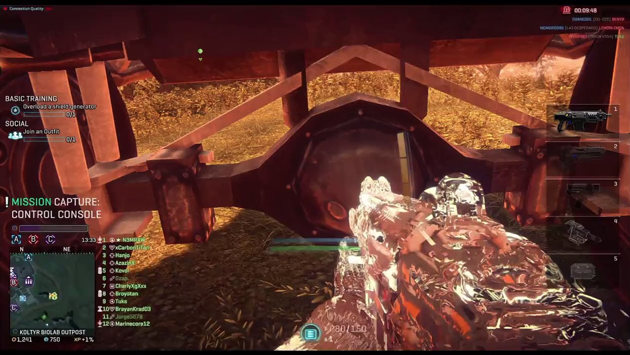 PlanetSide 2 destroying the enemy