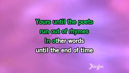 Karaoke Baby Im Yours - Barbara Lewis *
