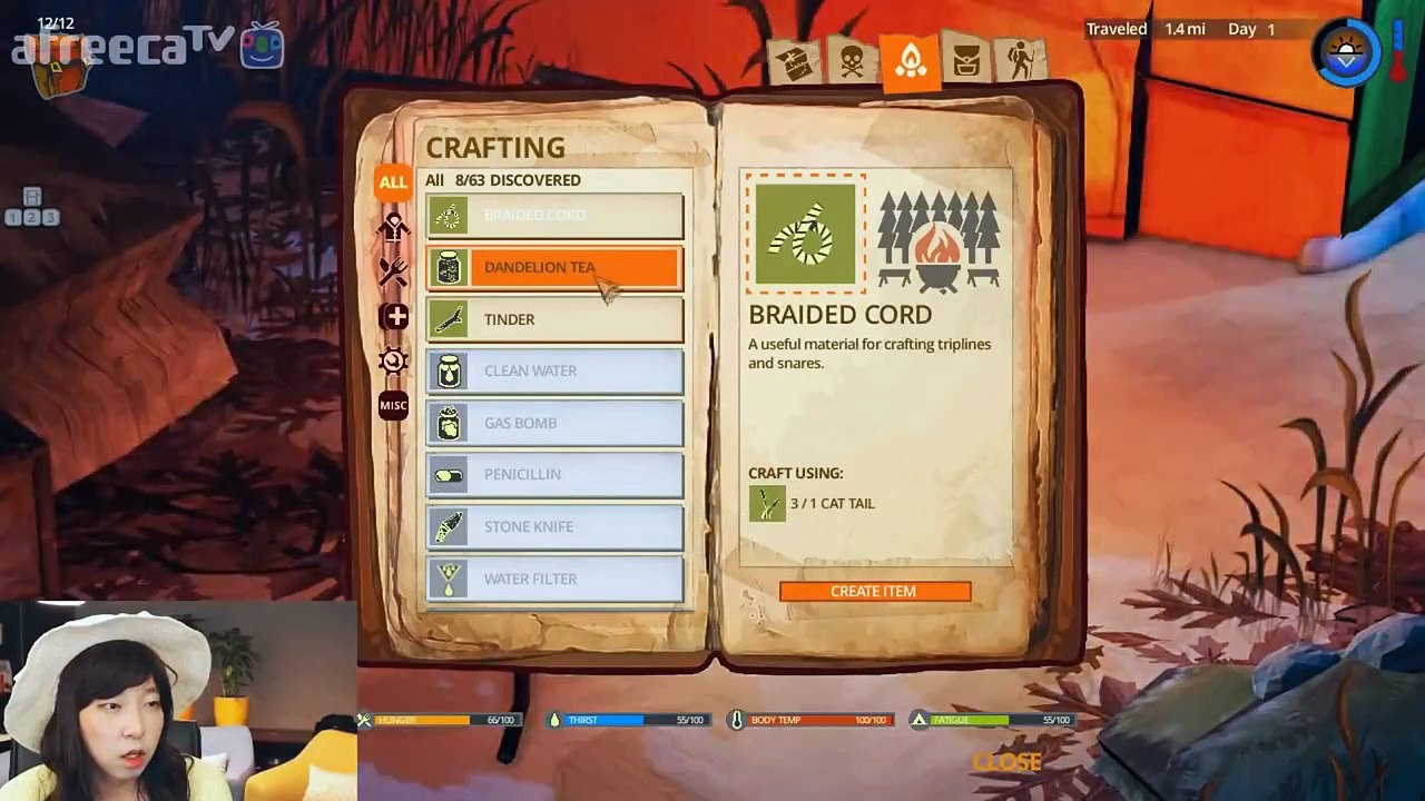 더 플레임 인 더 플러드] 대도서관 생존 게임 실황 (The Flame in the Flood)