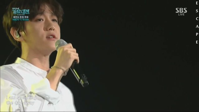 [ENG SUB/Lyrics] 151227 SBS Baekhyun - Like Rain,Like Music