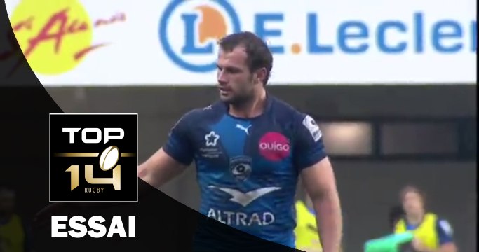 TOP 14 Montpellier - Agen: 45-20 - Essai Bismarck DU PLESSIS (MON) - J11 - Saison 2015/2016