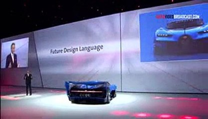 2016 Bugatti Vision Gran Turismo Frankfurt IAA