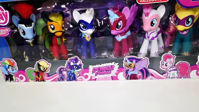 Superhero POWER PONIES My Little Pony Friendship is Magic Pinkie Pie Rainbow Dash Twilight