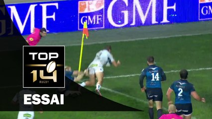 TOP 14 Montpellier - Agen: 45-20 - Essai Johann SADIE (AGE) - J11 - Saison 2015/2016