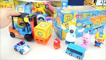 Pororo Car toys & Surprise box 뽀로로 중장비와 라바