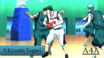 Top 10 Kuroko no Basket Players