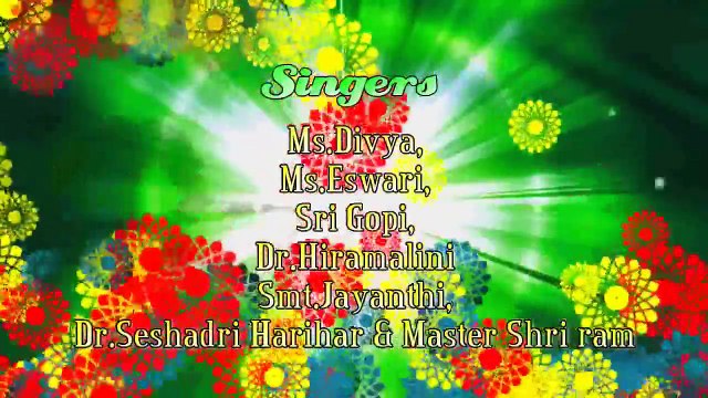 Sohum Dhyaan Kare - Sai Vaidhyanateswara Sthuthi - Dr.Hiramalini Seshadri
