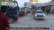 Iraqi shia militia gets himulated and kicked out by kurdish youth and people