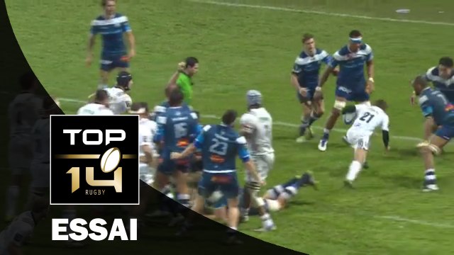TOP 14 Castres - Brive: 23-8 - Essai Teddy IRIBAREN (BRI) - J11 - Saison 2015/2016