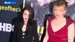 Frances Bean and Courtney Love at Montage Of Heck premiere
