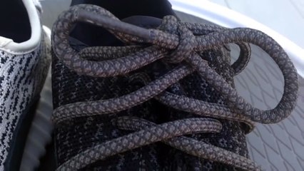 Adidas Yeezy 350 Boost Comparison - Turtle Dove vs Pirate Black