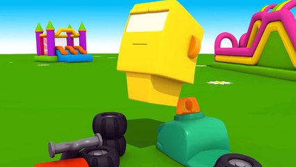 Leo Junior und Lifty - Können wir den Gabelstapler zusammenbauen? | 3D Animation Cartoon