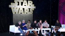 STAR WARS: THE FORCE AWAKENS Full Press Conference Part #1 (2015) Carrie Fisher