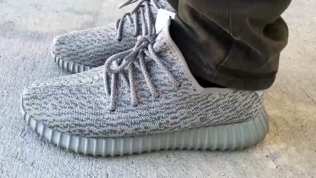Adidas Yeezy 350 Boost Moonrock on Feet
