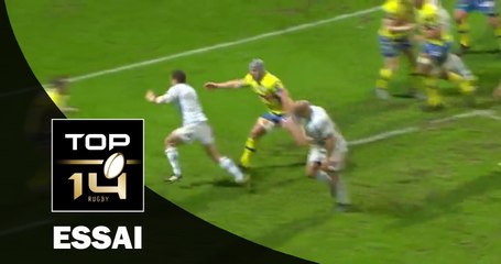 TOP 14 Clermont – Racing 92: 16-20 - Essai Johan GOOSEN (RAC) - J11 - Saison 2015/2016