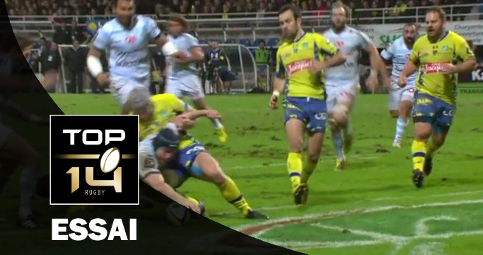 TOP 14 Clermont – Racing 92: 16-20 - Essai Henry CHAVANCY (RAC) - J11 - Saison 2015/2016