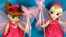 frozen doll videos New 2015 Disney Frozen Toys Mini Movie Videos - Elsa   Anna Dolls As Fairies