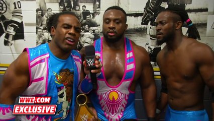 The New Day show Tom Phillips the proper way to party backstage WWE.com Exclusive, Dec