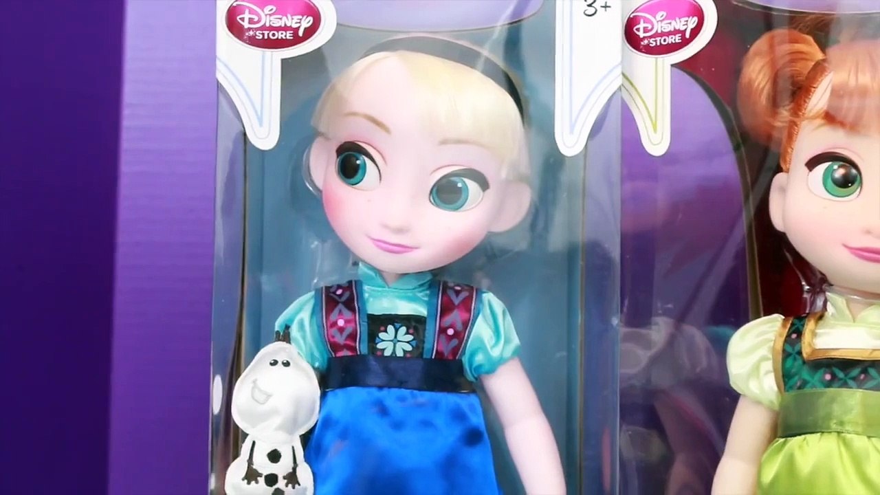 Frozen Elsa & Anna OLAF Animator's Collection Disney Store TOP Toys Young Frozen Toddler Dolls