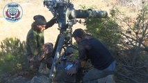 الحر يدمر سيارة ضابط ومدفع 23 لقوات النظام على محور عين الجوزة في ريف اللاذقية بصاروخ تاو