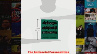 The Antisocial Personalities