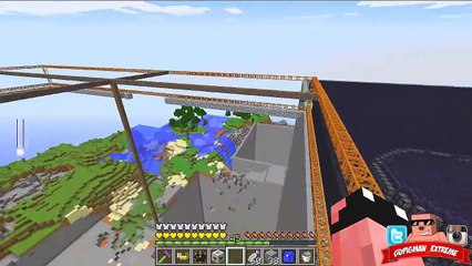 MINECRAFT O FILME #117 MAQUINAS DE CONSTRUIR BASES!! (Crazy Craft 3.0)