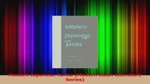 PDF Download  Modern Japanese Tanka Modern Asian Literature Series PDF Online