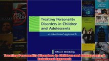 Treating Personality Disorders in Children and Adolescents A Relational Approach