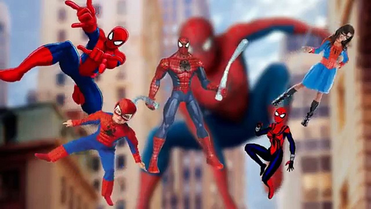 Finger Family Spiderman Spider Man Finger Family Songs Kids Songs Popular Nursery Rhymes