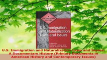 Read  US Immigration and Naturalization Laws and Issues A Documentary History Primary EBooks Online