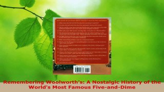 Read  Remembering Woolworths A Nostalgic History of the Worlds Most Famous FiveandDime PDF Online